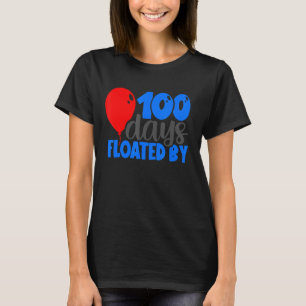 T-shirt 100 Jours Flotté Par 100E Jour De L'École Colorée 