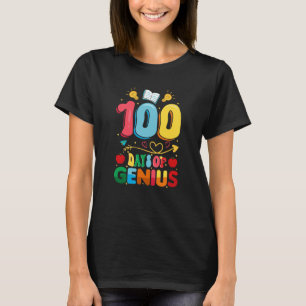 T-shirt 100 Jours Genius 100ème Jour de l'Enseignant