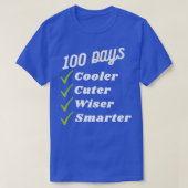 T-shirt 100 Jours Glacière Cuter plus sage Smarter Funny 1 (Design devant)