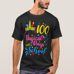 T-shirt 100 jours magiques de l'école Filles Enfants 100 J