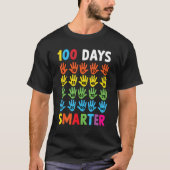 T-shirt 100 Jours Mains Plus Smarteuses Heureux 100 Jours  (Devant)