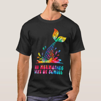 T-shirt 100 Jours Merveilleux De Mermaid Scolaire Tails Gi