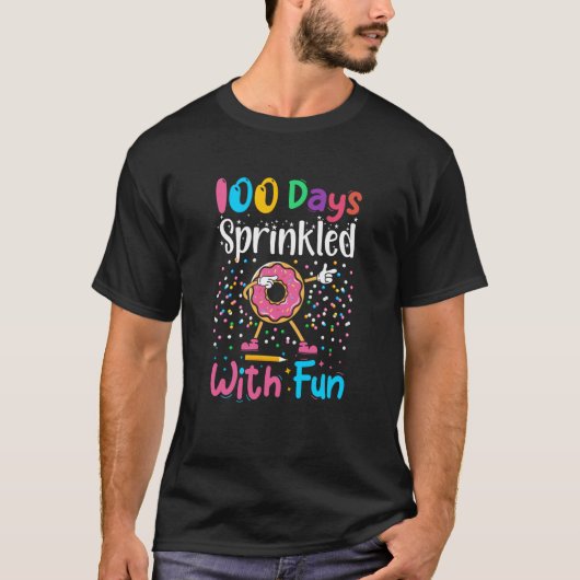 T-shirt 100 Jours Parsemés De 100 Jours De Thé Scolaire (Devant)