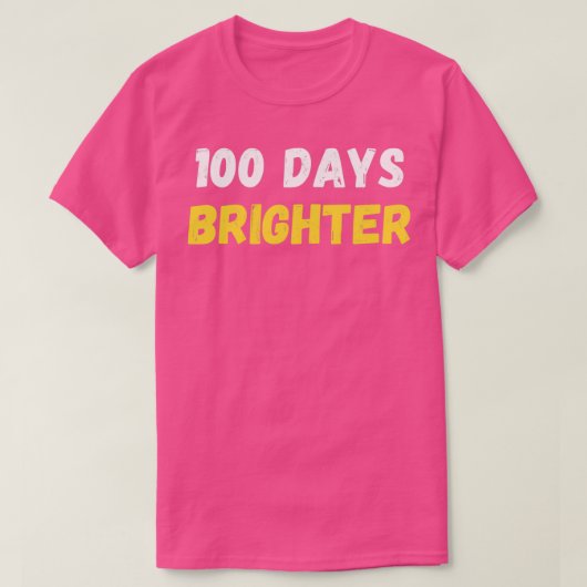 T-shirt 100 Jours Plus Brighton100 Jours D'École (Design devant)