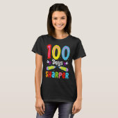 T-shirt 100 Jours Plus De 100 Jours De Crayon Scolaire 100 (Devant entier)