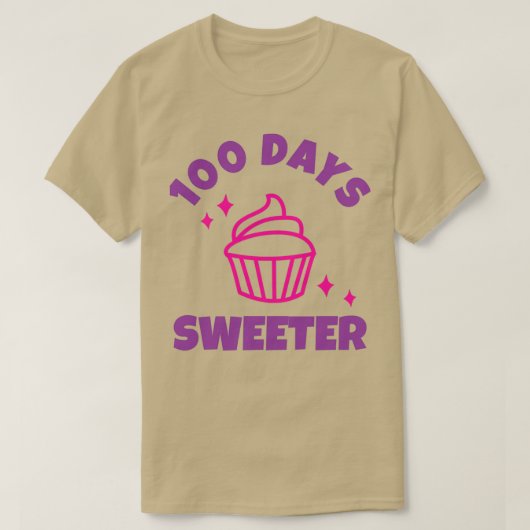 T-shirt 100 Jours Plus Doux 100 Jours D'École 4 (Design devant)