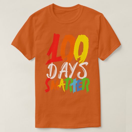 T-shirt 100 jours plus intelligent (Design devant)