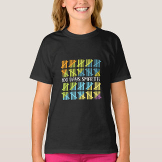 T-shirt 100 jours plus intelligent, 100 jours plus intelli