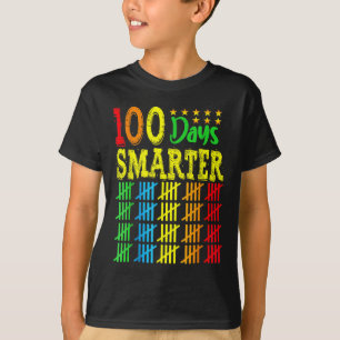 T-shirt 100 jours plus intelligent comptage des marques de