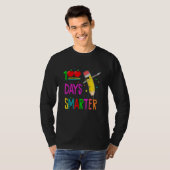 T-shirt 100 jours plus intelligent   Crayons Dabbing 100e  (Devant entier)