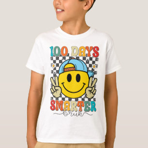 T-shirt 100 jours plus intelligent drôle 100 jours d'école