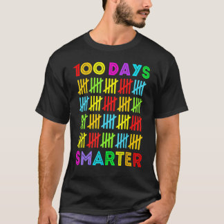 T-shirt 100 Jours Plus Intelligent Élève 100e Jour D'école