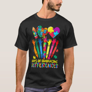 T-shirt 100 Jours Pour Embrasser Les Différences Sensibili
