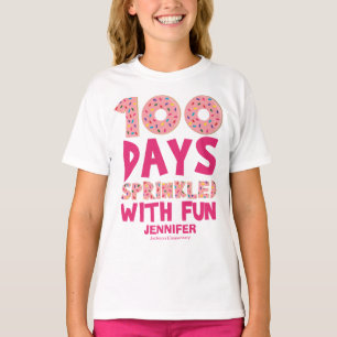 T-shirt 100 Jours Saupoudrer de plaisir 100 Jours d'école