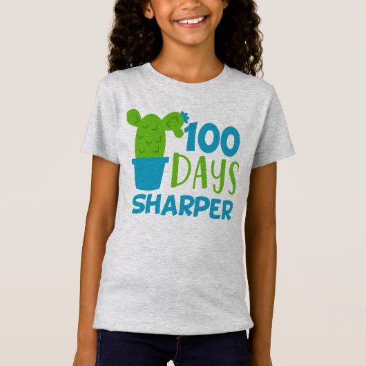 T-Shirt 100 Jours Sharper Cactus, 100 Jours de chemise sco (Devant)