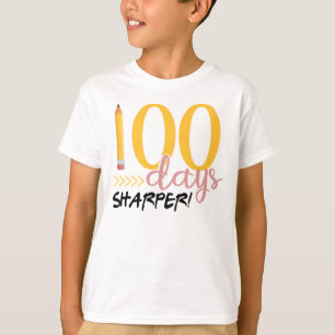 T-shirt 100 Jours Sharper Chemise 100e Jour de l'enseignan