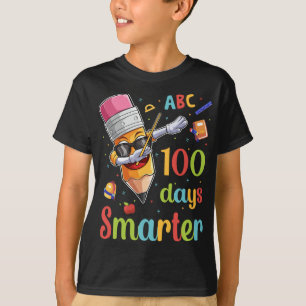 T-shirt 100 Jours Smarter 100 Jours de l'école Dabbing cr