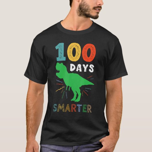 T-shirt 100 Jours Smarter 100e Jour d'école pour enseignan (Devant)