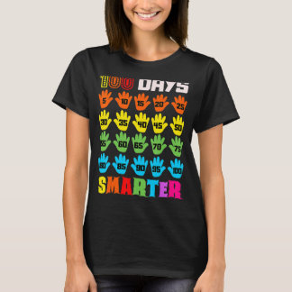 T-shirt 100 Jours Smarter 100e Jour D'Enseignants Scolaire