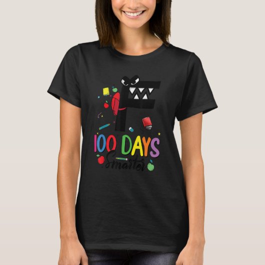 T-shirt 100 Jours Smarter Alphabet Lore F Costume scolaire (Devant)
