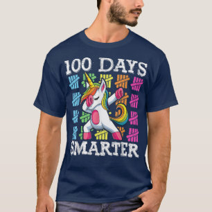 T-shirt 100 Jours Smarter Dabbing Unicorn, Dab Filles Enfa