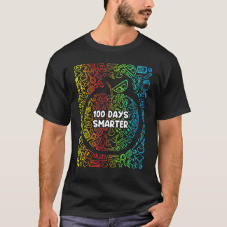 T-shirt 100 Jours Smarter De Pomme Scolaire Pour Garçons F