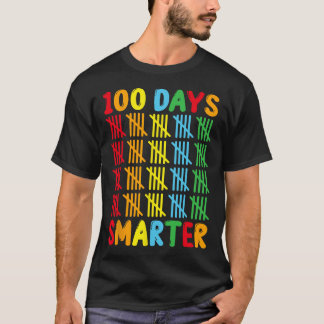 T-shirt 100 Jours Smarter Fun Tally Enseignant et Étudiant