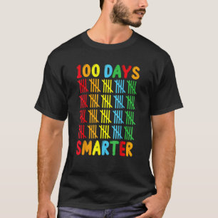 T-shirt 100 Jours Smarter Funny Tally Enseignant Et Étudia