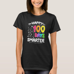 T-shirt 100 Jours Smarter Happy 100ème Jour De L'École