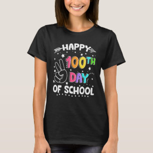 T-shirt 100 Jours Smarter Happy 100ème Jour De L'École Ens