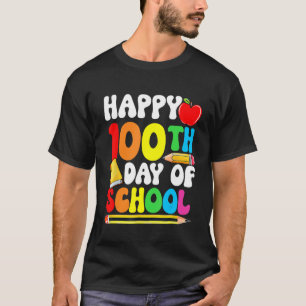 T-shirt 100 Jours Smarter Happy 100ème Jour De L'École Ens