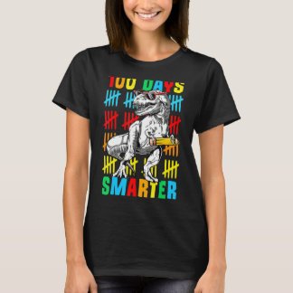 T-shirt 100 Jours Smarter Heureux 100 Jours De Dinosaure S