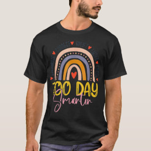 T-shirt 100 Jours Smarter Joyeux 100E Jour De L'École Arc-