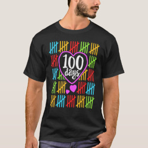 T-shirt 100 Jours Smarter Joyeux 100E Jour D'Étudiant
