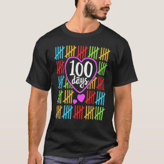 T-shirt 100 Jours Smarter Joyeux 100E Jour D'Étudiant