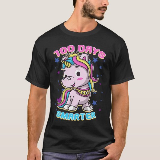 T-shirt 100 jours Smarter Magical Learning Unicorn avec Do (Devant)