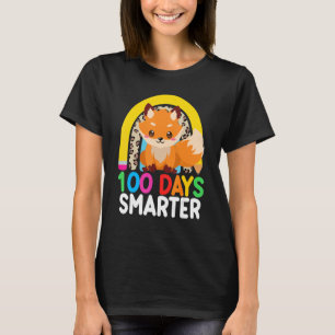 T-shirt 100 Jours Smarter Mignonne Animal Fox 100 Jours De