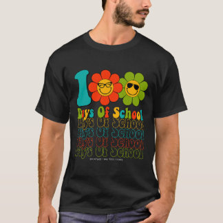 T-shirt 100 Jours super D'Enseignants Étudiants Enfants Hi