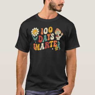 T-shirt 100 Jours super Enseignant Hippie Smarter 100 Jour