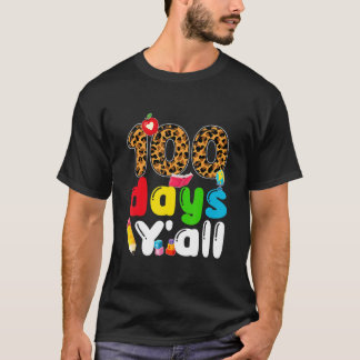 T-shirt 100 Jours Vous Joyeux 100E Jour D'Enseignants À L'