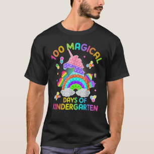 T-shirt 100 Magical Days Of Kindergarten Learning School U