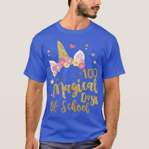 T-shirt 100 Magical Days of Kindergarten School Unicorn Gi