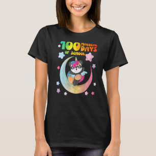 T-shirt 100 Magical Days of school Cute panda unicorn