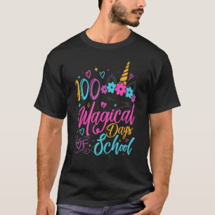 T-shirt 100 Magical Days of School Unicorn Cadeau enseigna