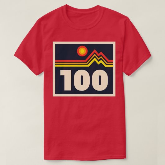 T-shirt 100 Mile Trail et Ultra Running Mountains (Design devant)