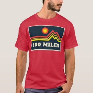 T-shirt 100 Mile Trail et Ultra Running Mountains 1