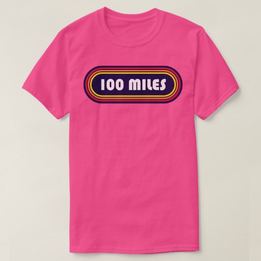 T-shirt 100 Mile Trail et Ultra Running Oval (Design devant)