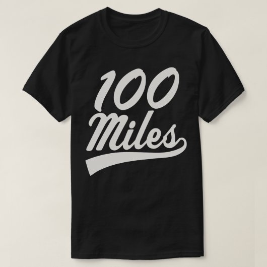 T-shirt 100 Miles Ultramarathon Ultra Runner Trail (Design devant)