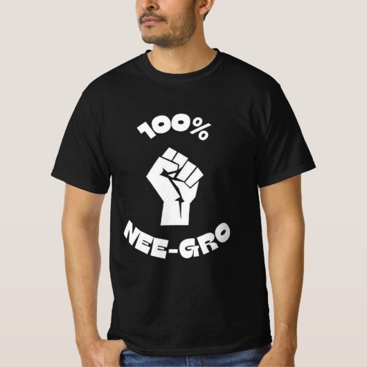 T-shirt 100% Nee-Gro poids 3 (Devant)
