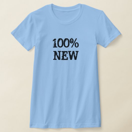 T-shirt 100% Nouveau Bleu Clair (Poser)